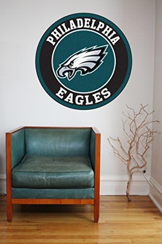 NFL logo decal, Eagles NFL decal, Eagles stickers, Philadelphia Eagles large decal, Eagles decal, Eagles sticker, Eagles wall decal, Philadelphia Eagles logo decal, Eagles decor pf72 (10" x 10")