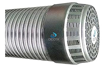 Oicota 6 Inch Chimney Exhaust Pipe With Free Cowl Cover (FLEXIBLE ALUMINIUM DUCT PIPE UPTO 10 Feet)