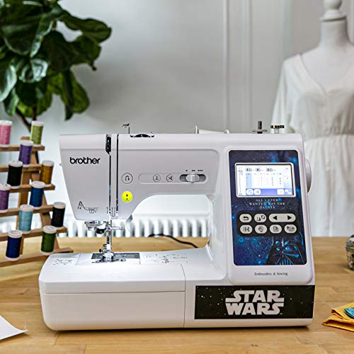 Brother Sewing And Embroidery Machine, 4 Star Wars Faceplates, 10 Downloadable Star Wars Designs