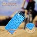 Fintie Silicone Case for iPod Touch 7 iPod Touch 6 iPod Touch 5 - (Honey Comb Series) Impact Shockproof Anti Slip Soft Protective Cover for iPod Touch 7th 6th 5th (Kids Friendly), Blue