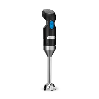Waring Commercial Quik Stix Light Duty Stick Immersion Hand Held Blender, 7" Fixed Sealed Shaft, Steel Blade, 2 Speed, Professional Restaurant Foodservice Grade, 3 Gallon, 120V 100W, WSB35, Black