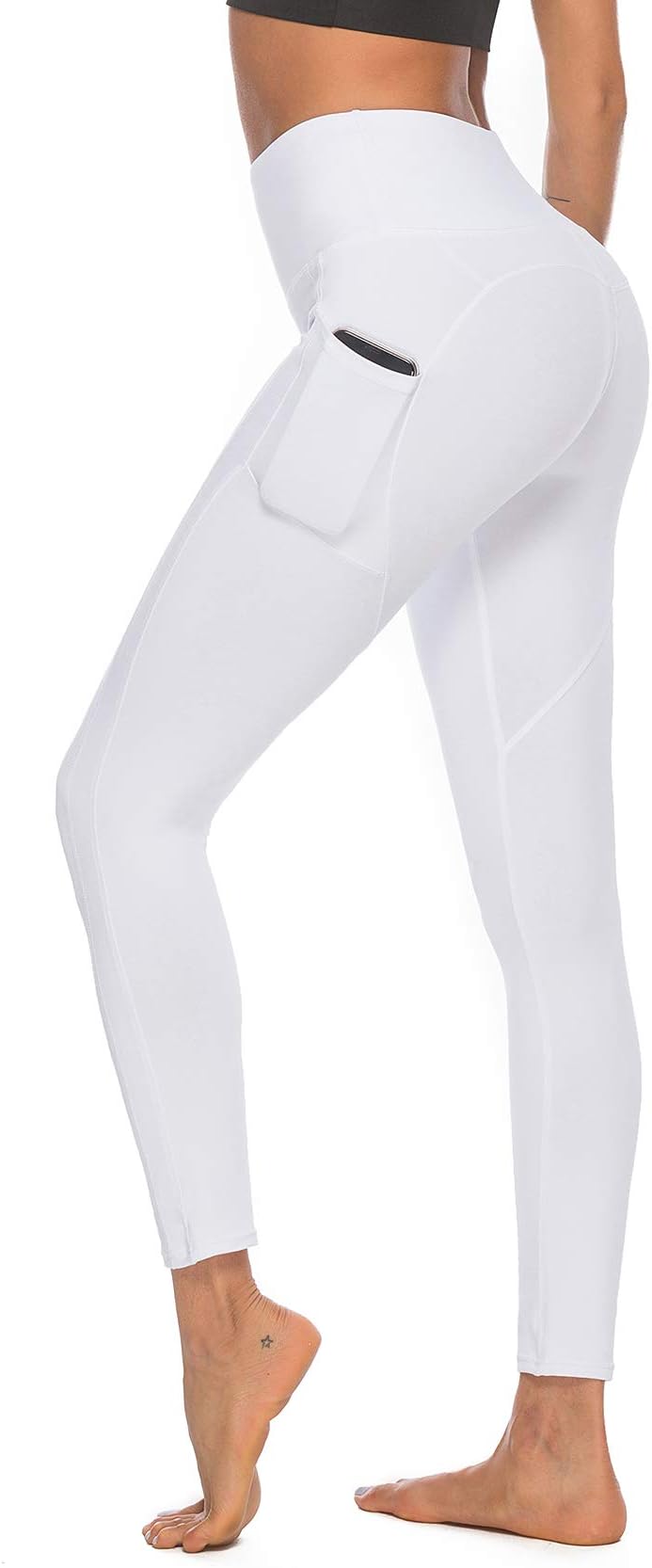 Women's Yoga Pants with Pockets High Waist Active Workout Leggings for Running Sports Fitness Gym