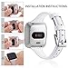 Maledan for Fitbit Versa Bands, Large, White