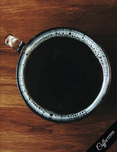 Coffee Notebook Collection: Coffee Cup Design, Journal/Diary, Wide Ruled, 100 Pages, 8.5 x 11