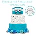 Upper Midland Products Cake Boards - Set of 18 White Cake circle bases - 6 inches, 8 inches, and 10 inches, 6 of Each(18)