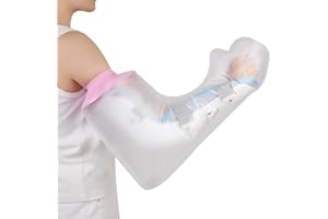 MOSAGO Waterproof Cast Covers for Shower Arm, Cast Cover Arm Adult, Soft Comfortable Cast Protector for Shower Arms, Keep Wounds/Bandage Dry Bath, Broken Hand/Wrist/Finger/Elbow, Reusable Wound Care Supplies