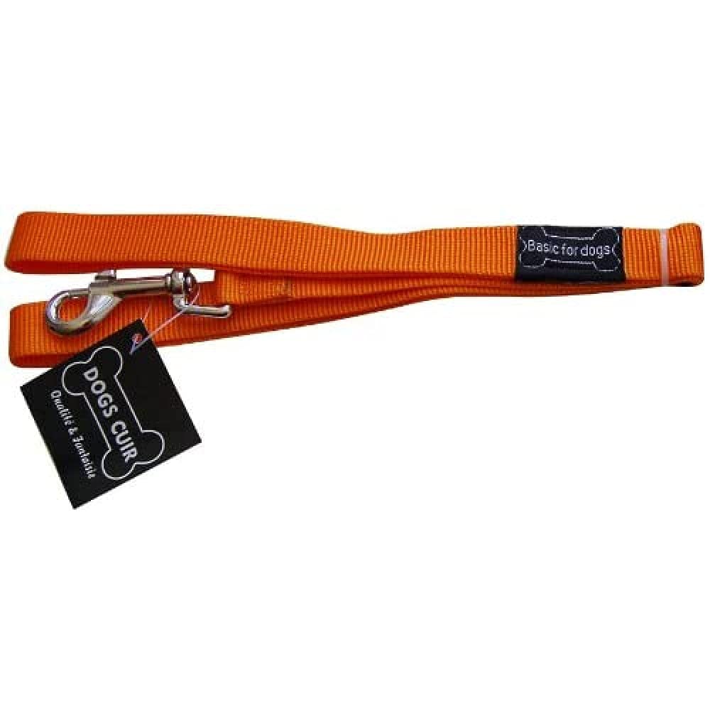 Wouapy Basic Line Lead for Dog, 40 mm/1 m, Orange