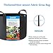 Sfee 5 Pack 7 Gallon Grow Bags,400GSM Thickened Non-Woven Fabric Pots Planting Container with Handles for Garden, Vegetable, Fruit, Carrot, Tomato, Tree + 5 Waterproof Labels(Black)thumb 4