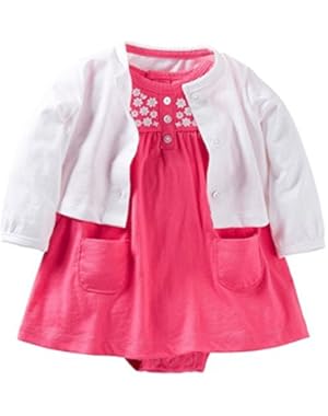 Pink 2 Piece Dress Set 6 Months