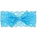Baby Headbands Turban Knotted, Girl's Hairbands for Newborn,Toddler and Childrens (8 Lace Bow)