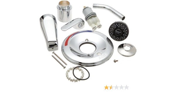 Delta Faucet T13691 Sos 15 Classic Tub Shower Trim Chrome Single Handle Tub And Shower Faucets Amazon Com