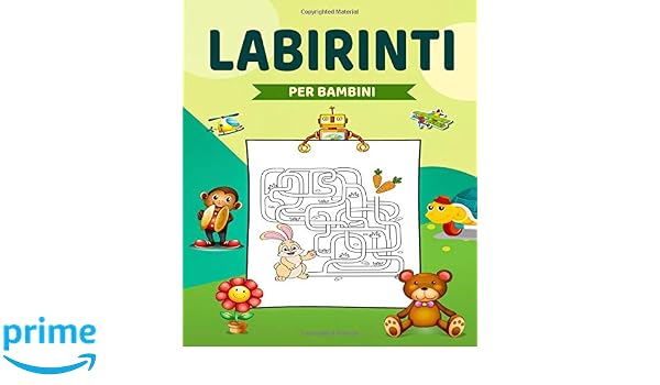 Labirinti Per Bambini Un Libro Di Labirinti E Di Disegni