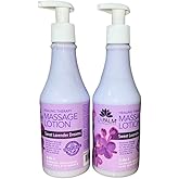 La Palm Healing Therapy Massage Lotion 8 fl oz. - Sweet Lavender Dreams (Pack of 2)