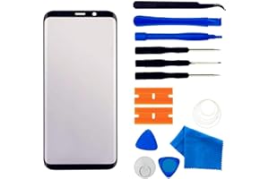 ABUSVEX Original Galaxy S9 Screen Replacement Front Outer Lens Glass Screen Replacement Repair Kit for Samsung Galaxy S9 G960 Series (Galaxy S9 5.8 inch Black)
