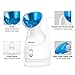 KINGDOMCARES Facial Steamer Warm Mist Moisturizing for Unclogs Pores Blackheads Acne Cleanse Humidifier for Home Facial Sauna Spa Blue