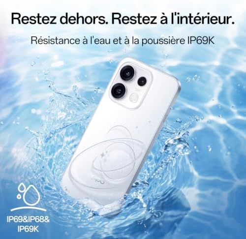 Reno16 F 5G Smartphone 8+256GB 6500mAh 120Hz 50MP, Pop White