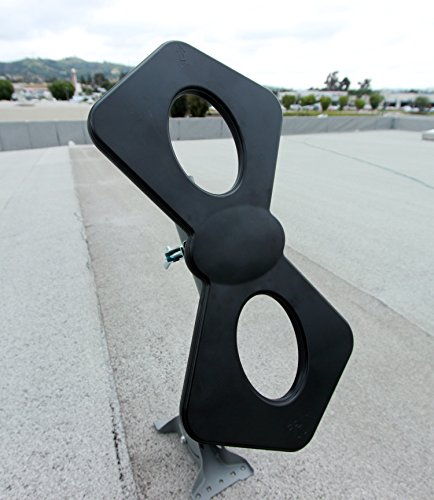 Mediasonic HOMEWORX HDTV Indoor / Outdoor Antenna â€“ 100 Miles Range support UHF / VHF (HW-0968UV)