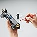 Revell Pinewood Derby Batman Batmobile Trophy Series Racer, Officially Licensed Boy Scouts of America (BSA) Pre-Cut Shaped Wood Block Kit with Official Wheels and Axles, Decals, and Weight