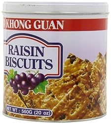 Khong Guan Raisin Biscuits Tin, 20-Ounce