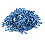 uxcell 1000Pcs Wire Copper Crimp Connector Insulated Pin Terminal for AWG 18