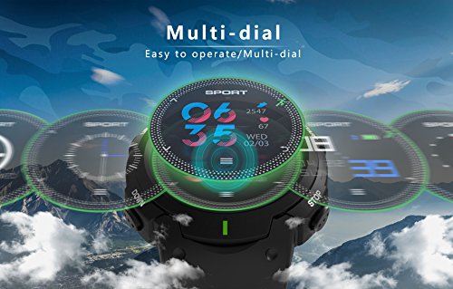 Hulorry Smart Wristband Waterproof, Fitness Tracker Sport Bluetooth Smartwatch Multi-Sport Mode Blood Pressure Heart Rate Sleep Monitor Message Reminder for iOS & Android,Red - Thumbnail 6