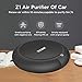 TECOOL Car Air Purifier, Portable Mini Travel USB Air Cleaner Freshener/Remove Cigarette Smoke, Odor Smell, Bacteria - Black