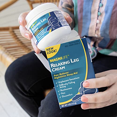 MagniLife Relaxing Leg Cream, Deep Topical for Pain and Restless Leg Syndrome Relief