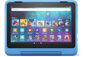 �鶹�� Fire HD 8 Kids Pro tablet- 2022, ages 6-12 | 8" HD screen, slim case for older kids, ad-free content, parental control