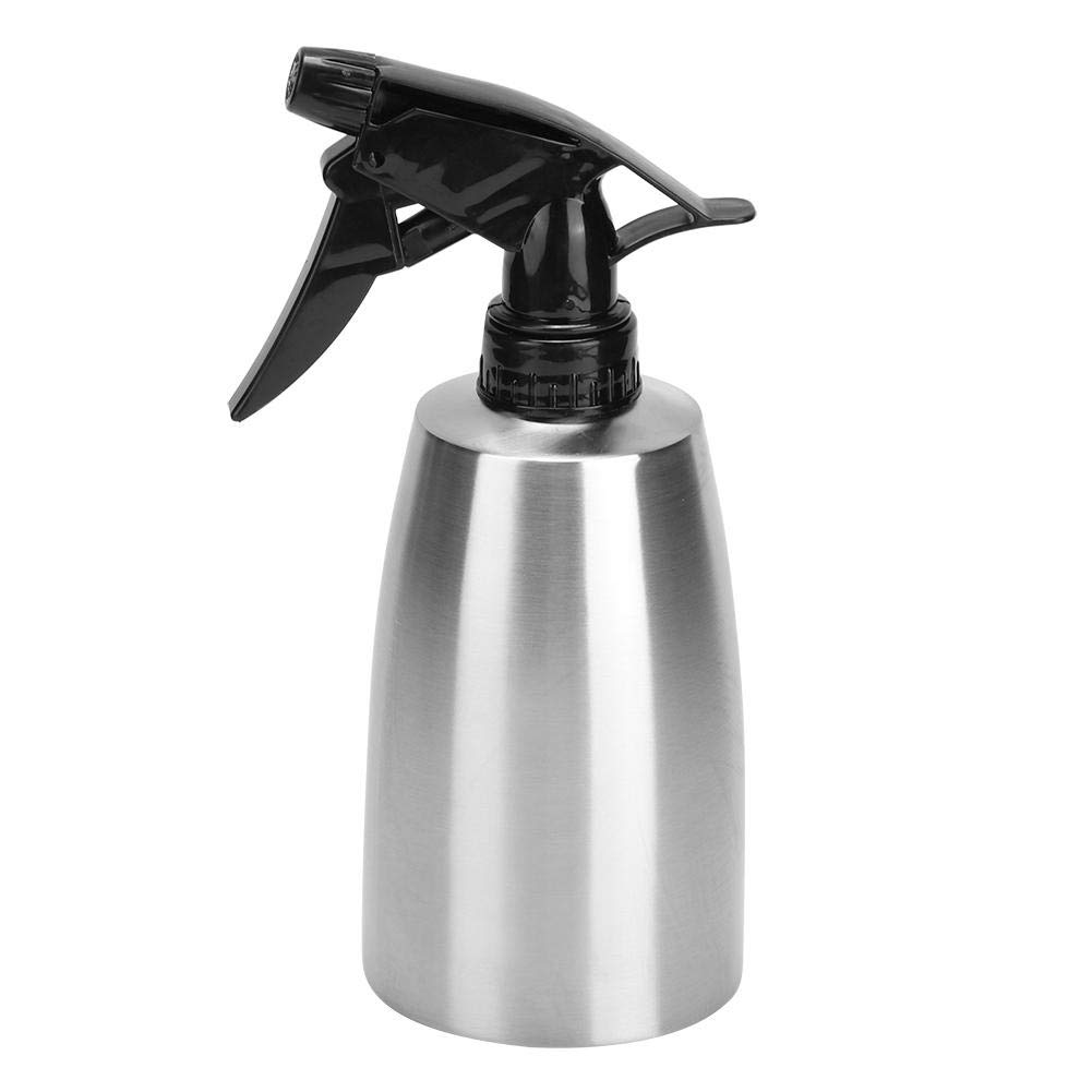 Fdit 400ml Household Multifunctional Stainless Steel Water Sprayer Portable Spray Bottle Seasoning Can Kitchen Supplies