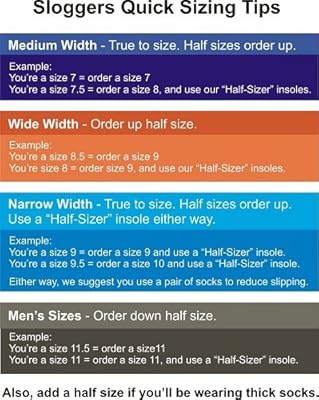 sloggers size 11