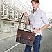 WOWBOX Messenger Satchel Bag for Men and Women,Vintage Canvas Laptop Computer and Tablet Briefcases Shoulder Bag Carrying Case 13