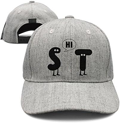 SJSNBZ Shit S Says Hi to T Funny Unisex Adult Mens Wool Hip-hop Hat