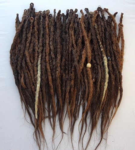 Full Kit of Brown Auburn Mix Custom Dreadlock Extensions