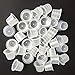 New Star Tattoo 200pcs Plastic Large Ink Pigment Cups #15 - Tattoo Ink Caps for Supplies