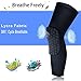 Laxuri R700 Crashproof Basketball Kids Adult Knee Pads with Breathable Compression Honeycomb Pads Support, (1 Pair) Leg Knee Long Sleeve Protector Gear