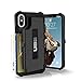 URBAN ARMOR GEAR UAG iPhone Xs/X [5.8-inch Screen] Card Trooper Case [Black] Military Drop Tested Protective Cover