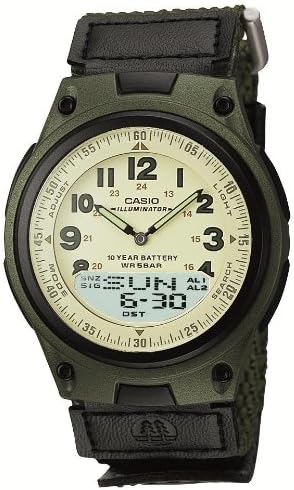 [カシオ] 腕時計 スタンダード AW-80V-3BJF グリーン
