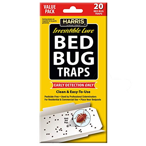 HARRIS Bed Bug Early Detection Glue Traps (20-Pack)