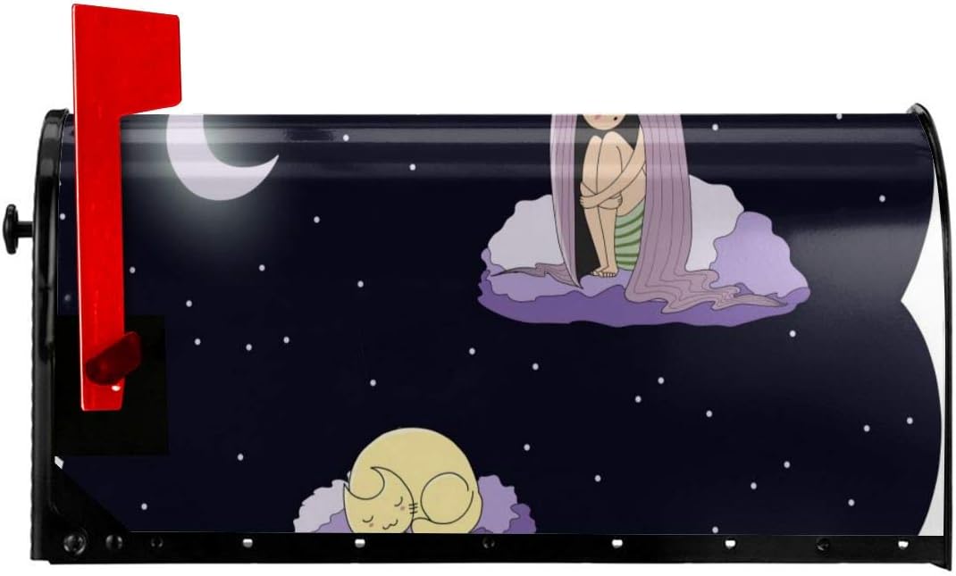 Amazon Com Mailbox Cover Marvellous Sleeping Princess Magnetic Mailbox Mail Wraps Post Letter Box Covers Set Standard Size Home Garden Outside Yard Outdoor Decor Standard Size 21 X 18 Inch Garden Outdoor