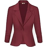 Hybrid & Company Women Super Comfy Ponte Office Blazer