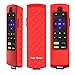 Bear Motion Case for Roku 2017/2018 Remote Controller - Silicone Shock Resistant Cover for Ruko 2017 Remote Controller (Streaming Stick/Stick + / Express/Express + 2017/2018, Red)