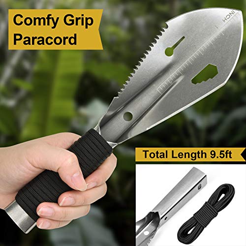 Yeacool Backpacking Shovel, Camping Hand Trowel, Lightweight Hiking