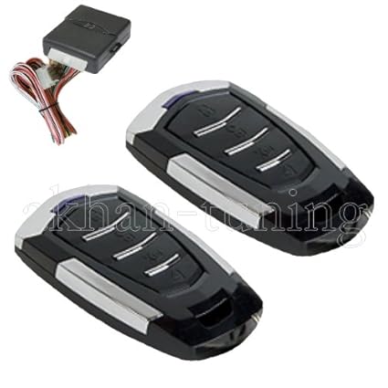 Akhan 100F06 - Funkfernbedienung für vorhandene original Zentralverriegelung, mit 2 Handsender geeignet für pneumatische, ele