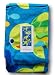 Blue Green Multi-Colored Beach Towel - Turtle Fun - 28'' x 60''