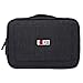 BUBM Travel Universal Electronics Organizer Accessories Handbag Cord Storage Cases Fit iPad mini (Black,7.9'')