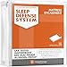 HOSPITOLOGY PRODUCTS Sleep Defense System - Zippered Mattress Encasement - Full/Double - Hypoallergenic - Waterproof - Bed Bug & Dust Mite Proof - Stretchable - Standard 12" Depth - 54" W x 75" L primary