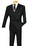 VINCI Wool Feel 6 Button Double Breasted Solid