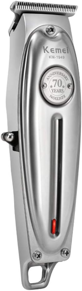 Shotbow Electric Clipper, Professional Hair Clipper, Cordless Hair Clippers Professional Hair Cutting Kit for Men, Rechargeable Hair Trimmer Waterproof for Adult Kids (Silver)