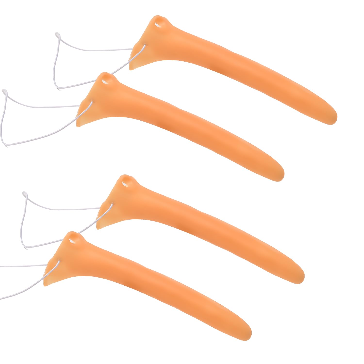 JNAWA 4Pcs Halloween Long Nose Wicked Witch Nose Pinocchio Children Toys Dress Up Props for Cosplay Party Accessories
