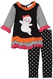 Rare Editions Baby Girls' Ghost Applique Legging Set